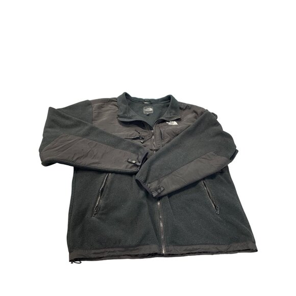 North Face Black Denali Fleece Jacket Mens XXL Insulated Full-Zip Warm Outerwear - Picture 1 of 12